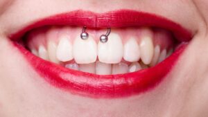 Tooth piercings
