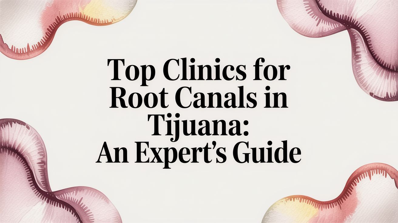 What are the most recommended clinics for root canals and endodontics in Tijuana