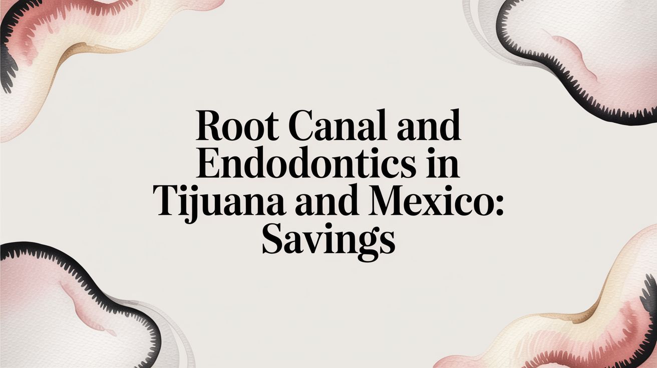 Root Canal and Endodontics in Tijuana and Mexico: Your Guide to a Pain-Free, Affordable Solution
