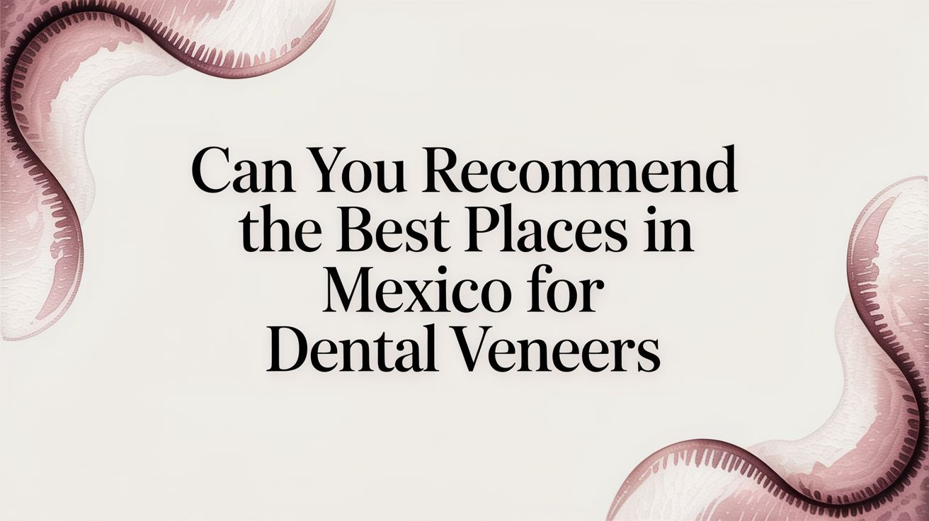 Can you recommend the best places in Mexico for dental veneers