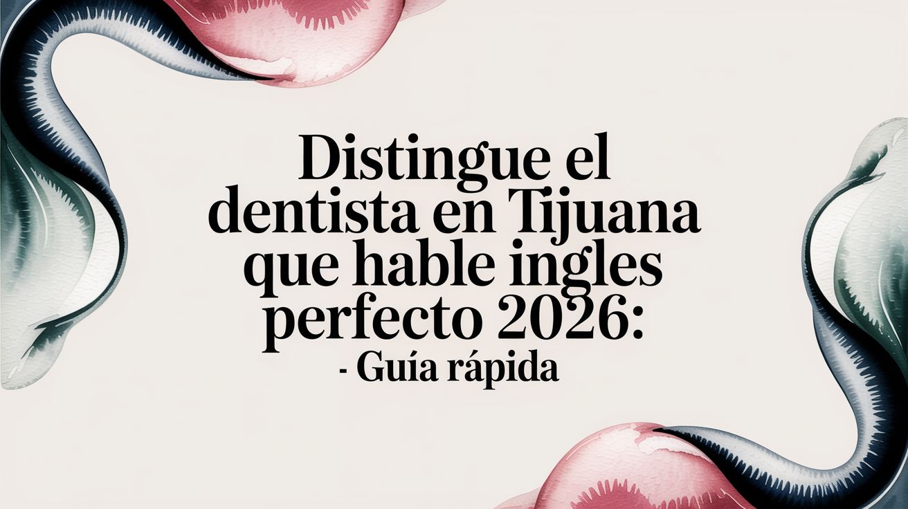 Finding Your Perfect English-Speaking Dentist in Tijuana: The 2026 Guide