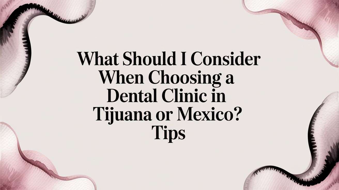 Your Guide to Choosing the Best Dental Clinic in Tijuana, Mexico