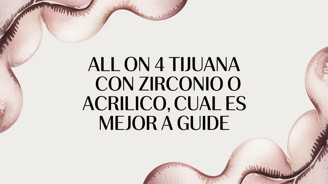 All on 4 Tijuana: Zirconia vs. Acrylic – Which is Better for Your Smile?