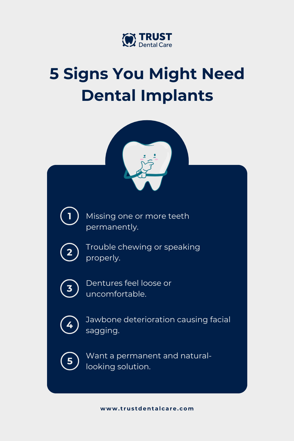 signs you need dental implants